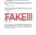 KeNHA Warns Public Against Fake Employment Contract Letters Circulating Online