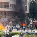 Explosions Rock Damascus During Macron Visit